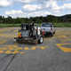 Image for article titled Chalkbot Pneumatically Sprays 100,000 Graffiti Messages During Tour De France